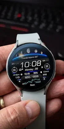 Moon Phase Digital Watch face screenshot 3