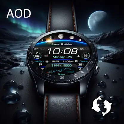 Moon Phase Digital Watch face screenshot 5