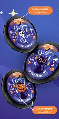 Halloween Watch Face - ReS81 screenshot 3