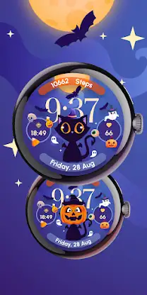 Halloween Watch Face - ReS81 screenshot 1