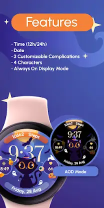 Halloween Watch Face - ReS81 screenshot 4