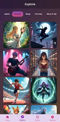 AI Anime Art Generator screenshot 1