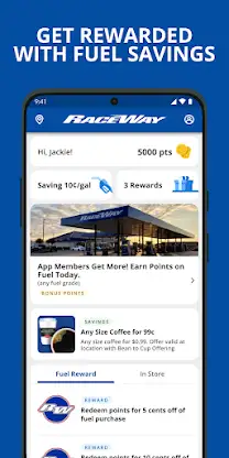 RaceWay Rewards screenshot 1