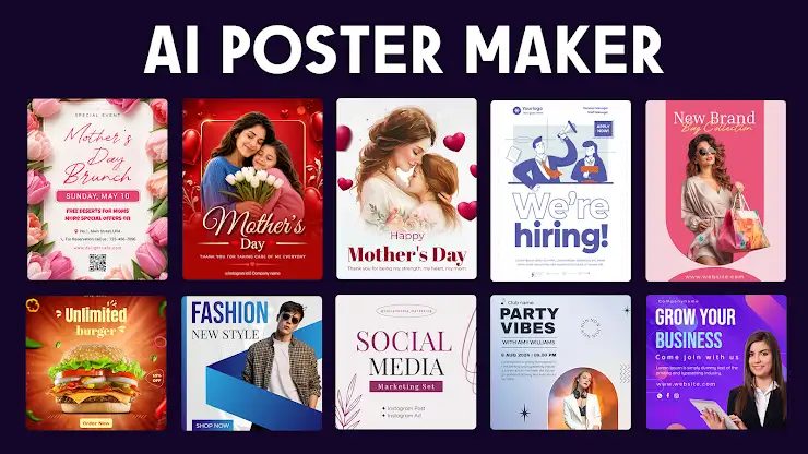 Poster Maker AI Flyer maker screenshot 1
