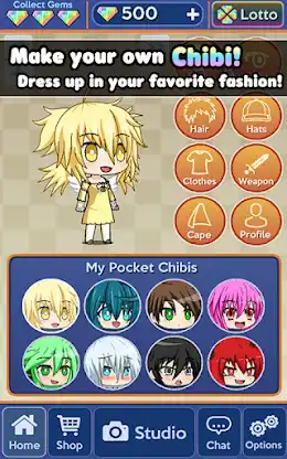 Pocket Chibi - Anime Dress Up screenshot 2