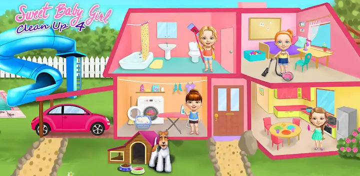 Sweet Baby Girl Cleanup 4 — Android game banner