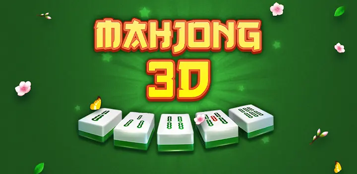 Mahjong 3D Matching Puzzle — Android game banner