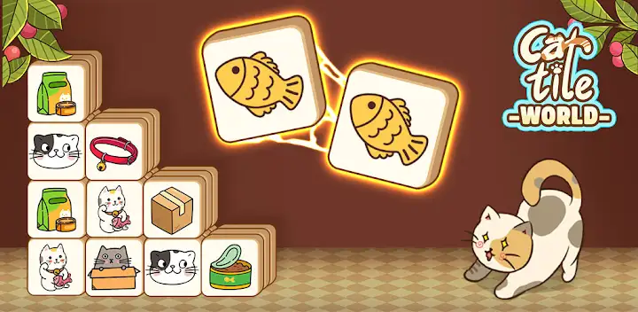 Cat Tile World: Purrfect Match — Android game banner
