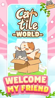Cat Tile World: Purrfect Match screenshot 1