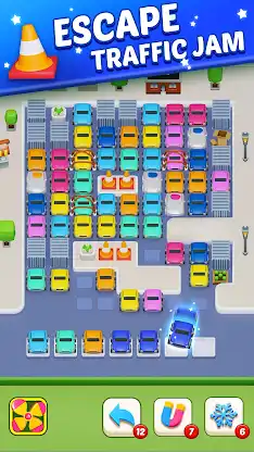 Triple Car Jam 3D: Car parking screenshot 6