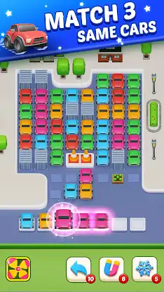 Triple Car Jam 3D: Car parking screenshot 1