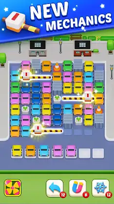 Triple Car Jam 3D: Car parking screenshot 2