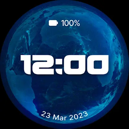 Animated Earth Watchfaces screenshot 5