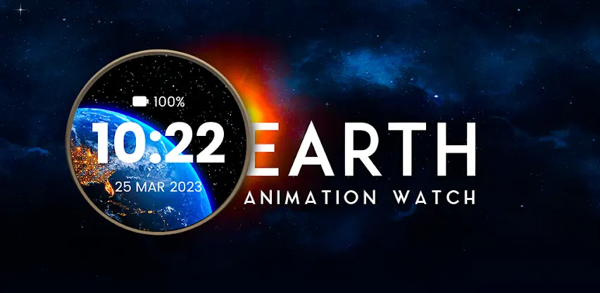 Animated Earth Watchfaces screenshot 1