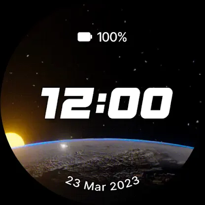 Animated Earth Watchfaces screenshot 3