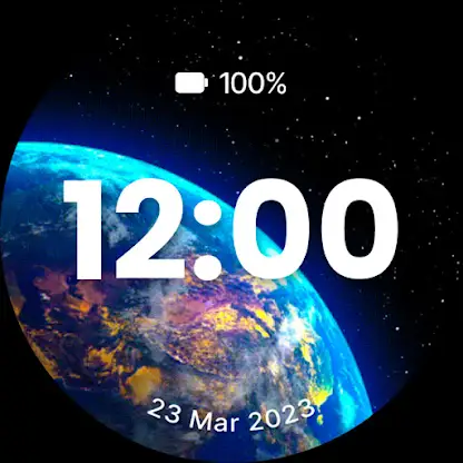 Animated Earth Watchfaces screenshot 4