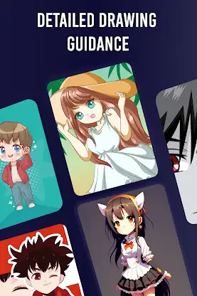 Anime Drawing: Learn & Draw screenshot 3