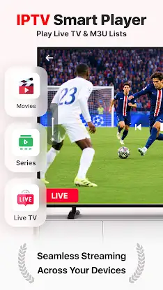 IPTV Smarters: Smart TV Player screenshot 1