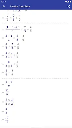 Fraction Calculator: Math Calc screenshot 3