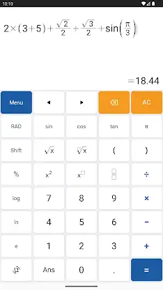 Scientific Calculator screenshot 1