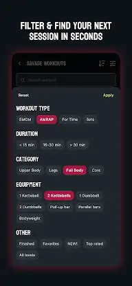 Savage Workouts screenshot 6