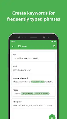 Text Expander: Fast Typing screenshot 1