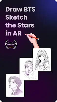 ar draw bts blackpink screenshot 5