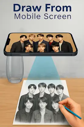 ar draw bts blackpink screenshot 2