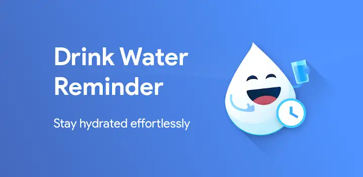 Drink Water Reminder & Tracker — Android app banner