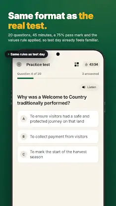 Australian Citizenship Test screenshot 3