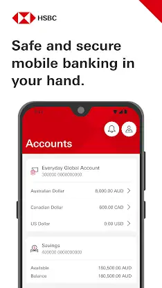 HSBC Australia screenshot 1
