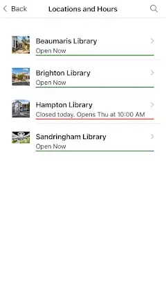 Bayside Library Service screenshot 5