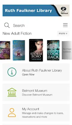 Ruth Faulkner Library screenshot 1