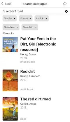 Clarence Regional Library screenshot 3