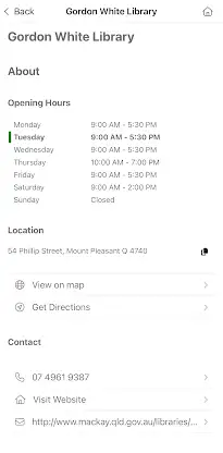 Mackay Libraries screenshot 6