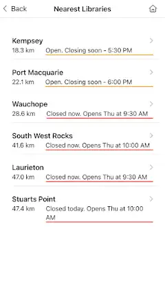 Mid North Coast Library screenshot 5