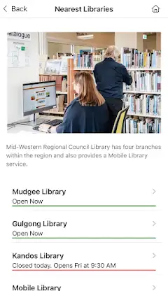 Mid-Western Regional Library screenshot 5