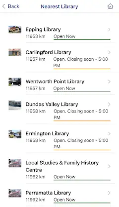City of Parramatta Library screenshot 5