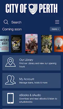 City of Perth Library screenshot 1