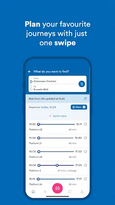SNCB/NMBS: Timetable & tickets screenshot 2