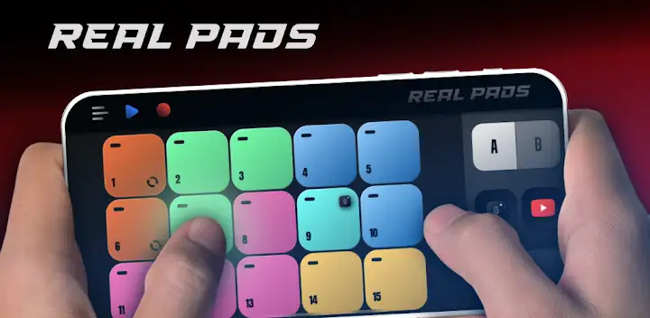 Real Pads: electro octapads DJ — Android game banner