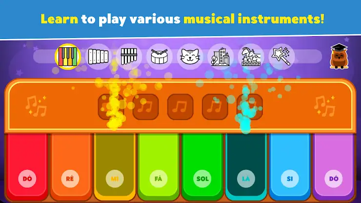 Piano Kids: music, drums & fun screenshot 1