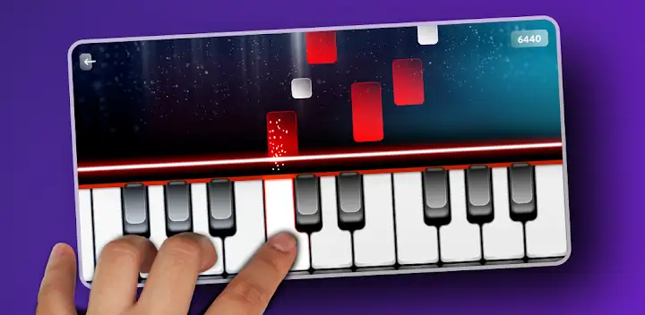 Real Piano electronic keyboard — Android game banner