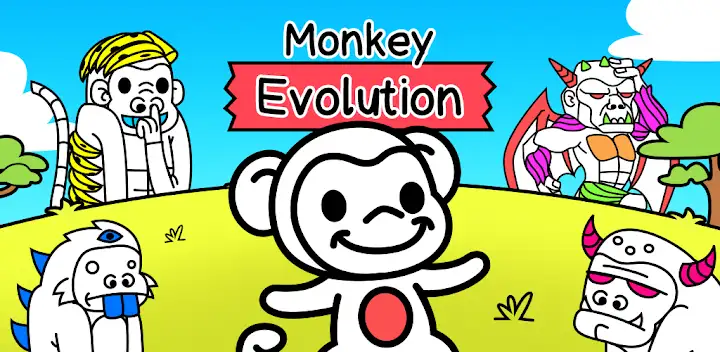 Monkey Evolution: Idle Clicker — Android game banner