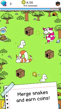 Snake Evolution: Idle Merge IO screenshot 2