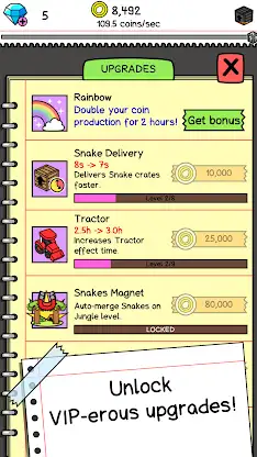 Snake Evolution: Idle Merge IO screenshot 4