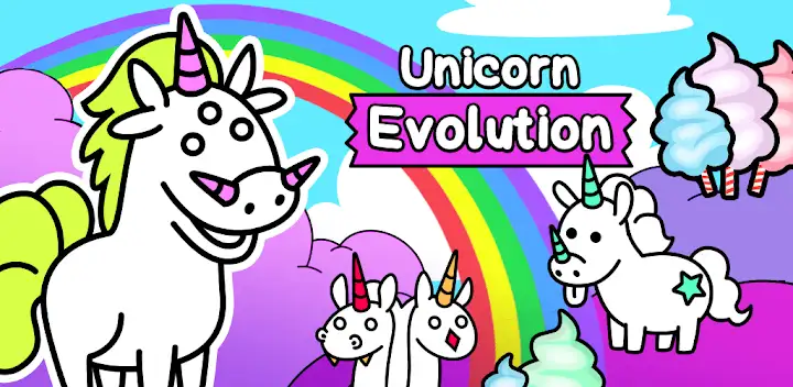 Unicorn Evolution: Idle Catch — Android game banner