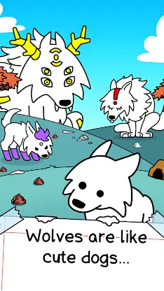 Wolf Evolution: Merge Wild Dog screenshot 1