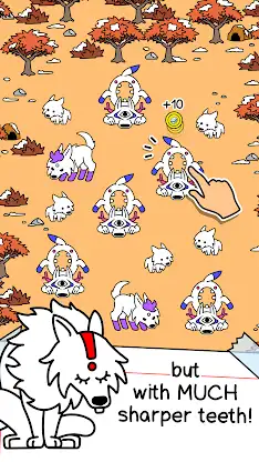 Wolf Evolution: Merge Wild Dog screenshot 2