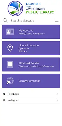 Bradford WG Public Library screenshot 1